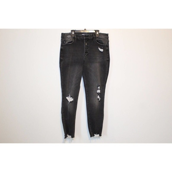 ✨2/$20 KanCan Cassidy Hi Rise Ankle Skinny Stretch Jean Button Fly 15 31 H14545 - Picture 2 of 16